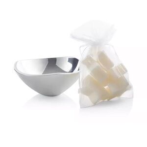 NIB Nambe Tri-Corner Alloy Mini Bowl Gift Set